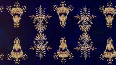 Raster illüstrasyonu. Çiçek desenli eskiz, darbeler, sıçramalar, yaz çiçekleri. Siyah, gri ve mavi renkte çiçekler.