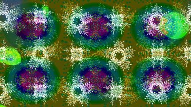 Raster Noel soyut renkli arka plan ve düşen kar tanesi. Raster illüstrasyonu. Kar tanesi arkaplanı.