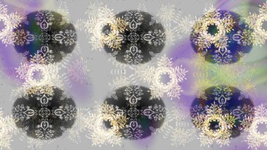 Kar Taneleri Karalamaları. El çizimi Noel Raster illüstrasyonu. Yeni Yıl Dekoratif Kar Taneleri Arkaplanı.