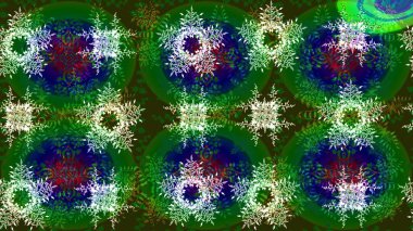 Tekstil için Lacy Fashion Print. Stilize Çiçekler. Raster illüstrasyonu. Lace Snowflakes 'in etnik kökü. Kumaş veya Duvar Kağıdı Tasarımı. Mandalas 'ın dekoratif dokusu. Halk Biçimi.