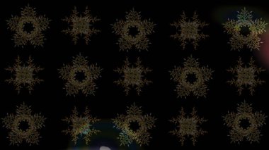 Kar Tanesi Mozaik ikonu. Siluet kar taneleri tabelası siyah, kahverengi ve gri renkleri izole ediyor. Düz dizayn. Sembol kışı, donmuş, Noel, yeni yıl tatili. Grafiksel element dekorasyonu. Raster tasarımı.