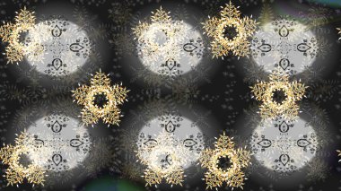 Kar taneli gri, nötr ve kahverengi renkler. Raster Noel soyut renkli arka plan ve tatlı kar tanesi. Raster illüstrasyonu.