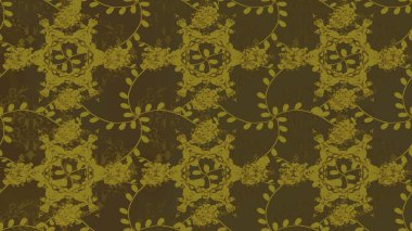 Çiçekler, suluboya ile sorunsuz çiçek desenli. Raster desen. Fantezi kumaş deseni.