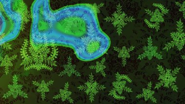 Noel doodle desen kar taneleri, raster arka plan ile. Raster illüstrasyon.