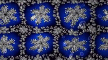 Renkli unsurlarla hareketli arka plan görüntüleri. Çiçekler. Eski model. Bayrak tarzı. Video kaydı. Şablon. Döngü. Kusursuz..