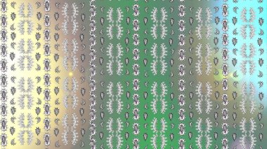 Çocuksu tasarım. Elle çizilmiş çiçek desenli Raster çizimi. Gri, yeşil ve nötr zeminde. Tekstil, kumaş, ambalaj, hatıra defteri için güzel çiçek arkaplanı..