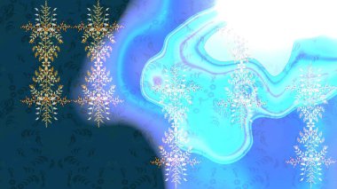 Renkli arka planda güzel kar taneleri. Kar tanesi ikonu, izole edilmiş. Düz dizayn. Raster illüstrasyonu.