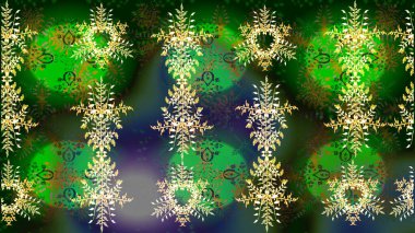 Yüzey için tekrarlanan doku, ambalaj kağıdı, renkli kar tanesi. Kış kar taneleri, raster arka plan.