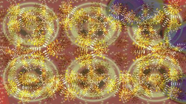 Kar Tanesi Mozaik ikonu. Kahverengi, nötr ve sarı siluet kar tanesi işareti. Düz dizayn. Sembol kışı, donmuş, Noel, yeni yıl tatili. Grafiksel element dekorasyonu. Raster illüstrasyonu.