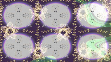 Raster illüstrasyonu. Tarafsız, mor ve gri renkler üzerine tasarım. Çiçek Elementleri 'nin soyut geçmişi. Raster kış deseni.