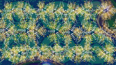 Mavi, yeşil ve nötr renklerde suluboya kar taneleri. Kışın sembolü. Güzel dekorasyon. İllüstrasyon kar tanesi.
