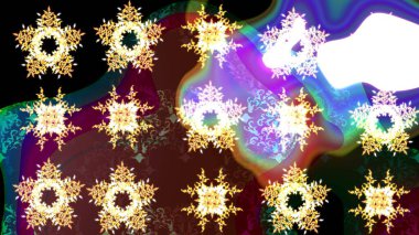 Meteoroloji buz koleksiyonu. Kış kahverengisi, beyaz ve siyah noel kar kristal elementi. Kar tanesi raster arka planı. Raster skeci. Xmas don kar taneleri izole edilmiş siluet sembolü.