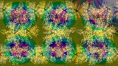 Kar Tanesi Raster simgesi arkaplanı. Kış yeşili, kahverengi ve sarı noel kar bembeyaz kristal element. Meteoroloji buz koleksiyonu. Xmas Frost kar taneleri izole edilmiş siluet sembolü. Raster..