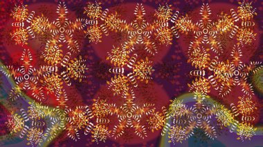 Güzel kar tanesi simgesi. Renkli arka plan üzerinde izole sevimli kar taneleri. Güzel kar tanesi simgesi web için basit Illustration. Raster illüstrasyon.