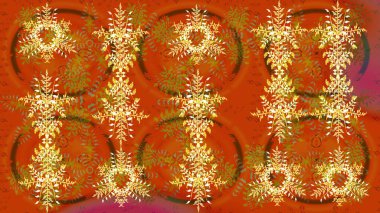 Desen snowflakes.raster Noel soyut renkli arka plan ile düşen kar tanesi. Raster illüstrasyon.