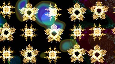 Renkli arka planda kar taneleri. Kar tanesi ikonu, izole edilmiş. Raster illüstrasyonu. Düz dizayn. Raster kar tanesi simgesi.