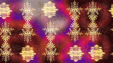 Kar taneleri tasarımı. Muhteşem tasarım posteri, kapak tasarımı, kahverengi, kırmızı ve mor renkli kart tasarımı. Retro tarzı doku, soyut kış elementleri. Moda olmuş kar taneleri ve elementler Memphis kartları.