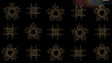 Kar Tanesi Simgesi. Kar Tanesi Raster illüstrasyonu. Siyah, kahverengi ve gri renklerde izole edilmiş. Kış kar taneleri.