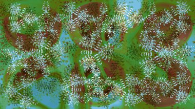 Desen snowflakes.raster Noel soyut renkli arka plan ile düşen kar tanesi. Raster illüstrasyon.