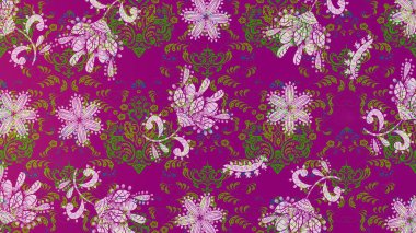 Taslak süsleme izi. Sınır Kızılderili çiçekli paisley patten. Raster Henna tarzı. Etnik Mandala havlusu. Tebrik kartı arkaplanı, boyama kitabı, arkaplan, tekstil için kullanılabilir.