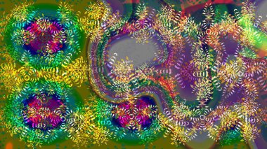 Kar Tanesi Mozaik ikonu. Siluet kar tanesi işareti izole edilmiş yeşil, kahverengi ve mavi renkler. Düz dizayn. Sembol kışı, donmuş, Noel, yeni yıl tatili. Grafiksel element dekorasyonu. Raster çizimi..