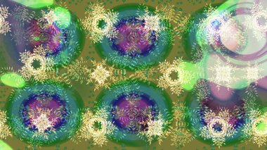 Kar taneleri arka plan. Snowflakes desen. Kar tanesi süs desen. Raster resim. Düz renkli arka plan üzerinde izole kar taneleri tasarımını.