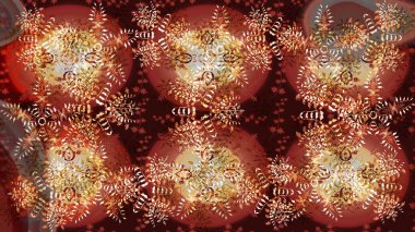 Raster illüstrasyonu. Raster Noel soyut renkli arka plan ve düşen kar tanesi. Kar tanesi arkaplanı.