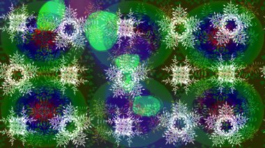 Renkli elementlerle Raster ilginç desen