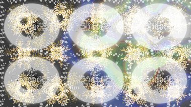 Renkli elementlerle Raster ilginç desen