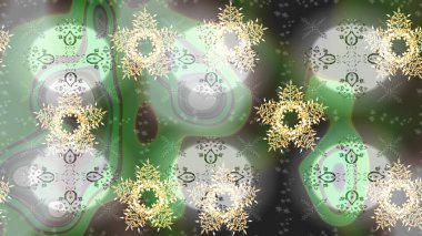 Renkli elementlerle Raster ilginç desen