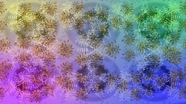 Renkli elementlerle Raster ilginç desen