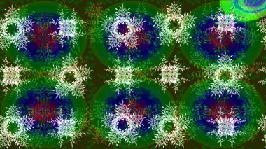 Desen snowflakes.raster Noel soyut renkli arka plan ile düşen kar tanesi. Raster illüstrasyon.