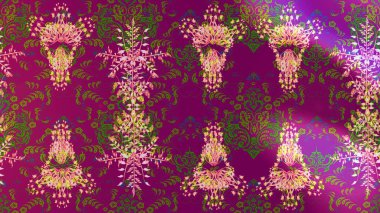 Renkli elementlerle Raster ilginç desen