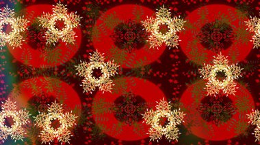 Kar Tanesi raster simgesi arka plan kırmızı, kahverengi ve yeşil renk. Kış Noel 'inde kar bembeyaz kristal element. Meteoroloji buz koleksiyonu. Xmas Frost kar taneleri izole edilmiş siluet sembolü. Raster..