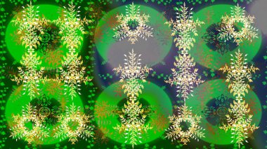 Renkli elementlerle Raster ilginç desen