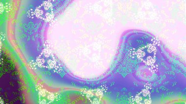 Kızılderili desenli desenli desenli şal deseni. Etnik Mandala süsü. Raster Henna dövme stili. Tekstil, tebrik kartı, boyama kitabı, telefon kılıfı baskısı için kullanılabilir.