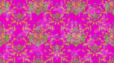 Renkli elementlerle Raster ilginç desen