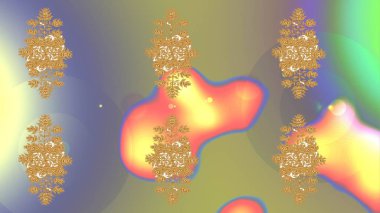 Kış kar taneleri, raster arka plan. Yüzey için tekrarlanan doku, ambalaj kağıdı, altın rengi kar tanesi.