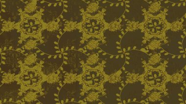 Zarif, parlak ve pürüzsüz kahverengi, nötr ve yeşil çiçek desenli tasarım. Sabıka baskıları, bebek kıyafetleri, duvar kâğıtları, paket kutuları vb..