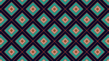 Renkli unsurlarla hareketli arka plan görüntüleri. Çiçekler. Eski model. Bayrak tarzı. Altın, altın. Video kaydı. Şablon.