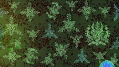 Winter abstract background. Raster christmas abstract colorful background with falling snowflake. Christmas background with snowflakes. Raster illustration. clipart