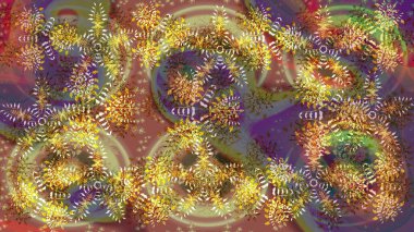 Düz renkli arka plan üzerinde izole kar taneleri tasarımı. Kar tanesi süs desen. Kar taneleri arka plan. Snowflakes desen. Raster illüstrasyon.