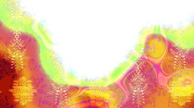 Kar tanesi arka plan. Raster Noel renkli arka plan ile düşen kar tanesi. Raster illüstrasyon.