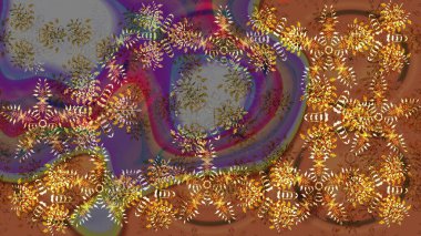 Noel doodle desen kar taneleri, raster arka plan ile. Raster illüstrasyon.