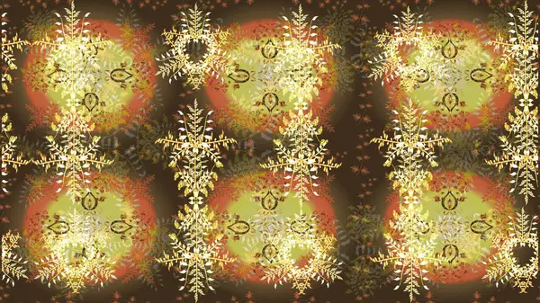 Aralık ayı kış karı mevsimi. Karalama çizimlerindeki Kar Taneleri ikonu. Raster illüstrasyonu.