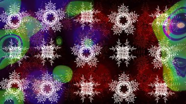 Kar taneleri tasarımı. Son moda kar taneleri ve elementler onun kartlarını gösteriyor. Retro tarzı doku, soyut kış elementleri. Süper tasarım posteri, kapak, siyah, kahverengi ve yeşil renkli kart tasarımı.