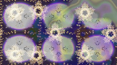 Basit bir kar tanesi. Tarafsız, gri ve mor renkli şirin kar taneleri. Soyut duvar kâğıdı, ambalaj dekorasyonu. Kışın sembolü, mutlu noeller, mutlu yeni yıl kutlaması Raster illüstrasyonu..