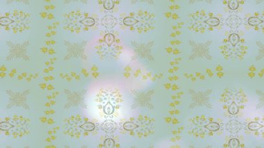 Raster illüstrasyonundaki çiçek desenli çizim. Güzel kumaş deseni. Renkli Bahar Teması eskiz kalıbı. Düz Çiçek Elementleri Tasarımı.