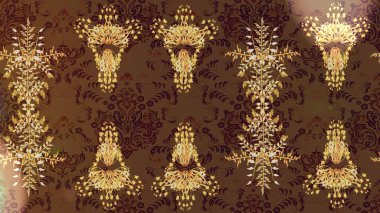 Raster kar taneleri arka plan. Raster resim. Kar tanesi renkli desen. Renk arka plan üzerinde izole soyut kar taneleri ile düz tasarım. Snowflakes desen.