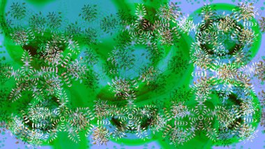 Kış arka plan. Raster Noel renkli arka plan ile sevimli kar tanesi. Raster resim. Kar taneleri ile Noel arka plan.